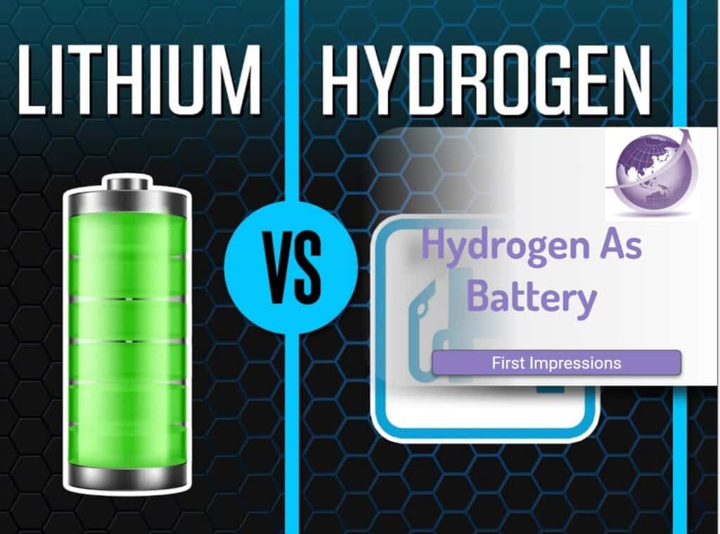 hydrogen battery storage versus lithium ion