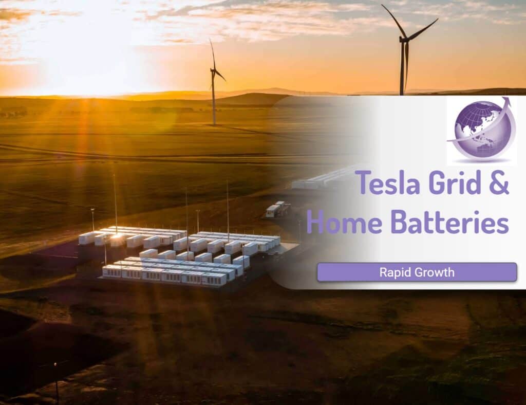 Tesla grid and home batteries