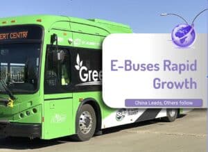 Electric bus rapid growth