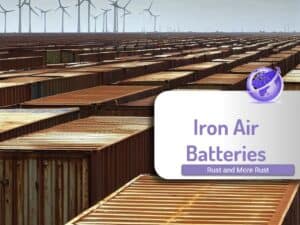Iron air batteries for grid storage