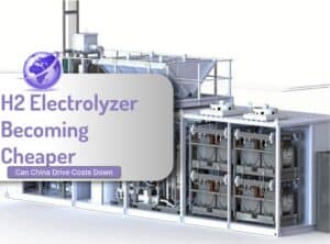 hydrogen electrolyzers become cheaper