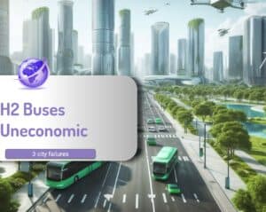 Hydrogen buses uneconimic is 3 city trials