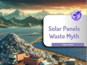 solar panels waste myth