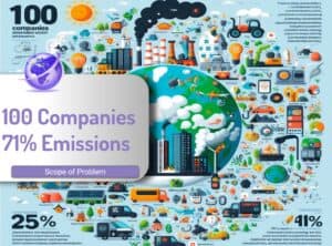 100 companies responsible for 71% of emissions