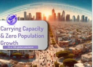 zero population growth and carry capacity