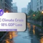 3 degrees for 36% GDP loss for $36 trillion depression