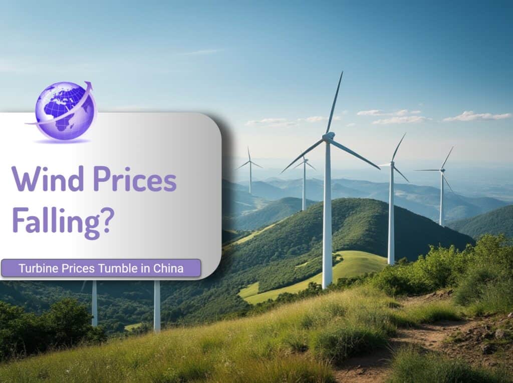 wind prices falling