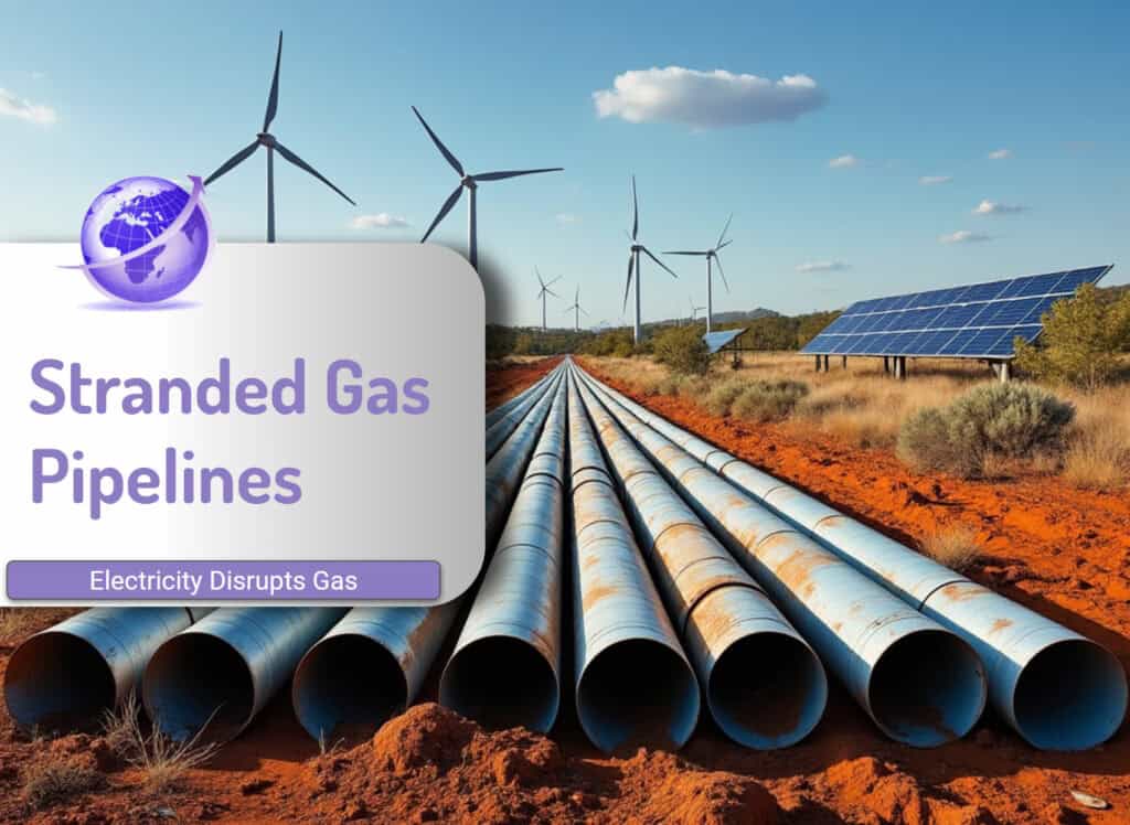 Stranded gas pipelines in australia