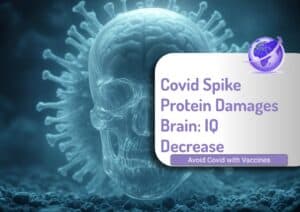 covid spike protein damages brain