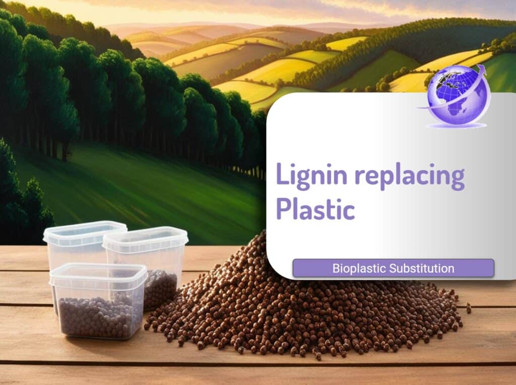 lignin replacing plastic