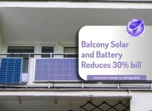 balcony solar batteries regulation needed for Australia