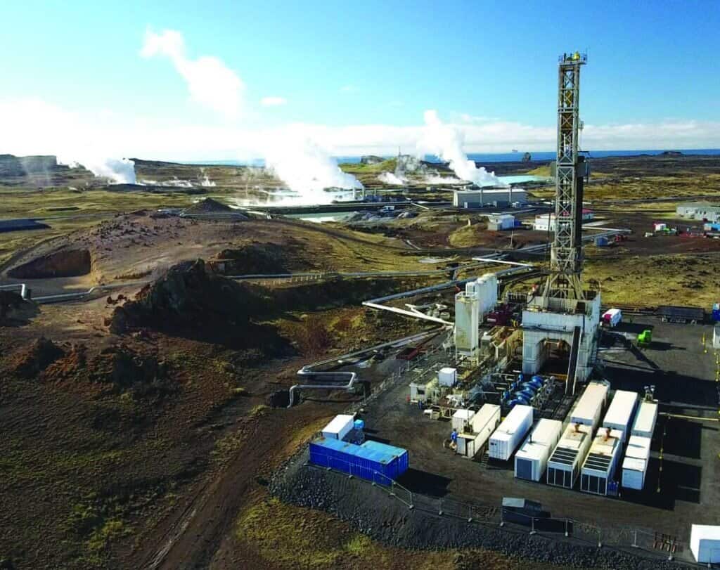 drilling for geothermal in Iceland is part of Project innerspace to increase geothermal