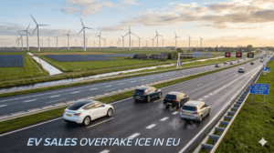 EV sales overtake ICE in Europe